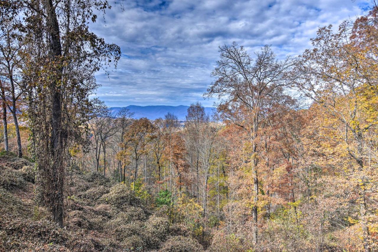 Villa Cozy Cabin With Hot Tub And Smoky Mountain Views! Bryson City Exterior foto